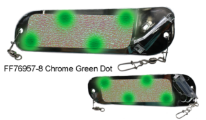 FFPaddle 8 -Chrome Green Dot